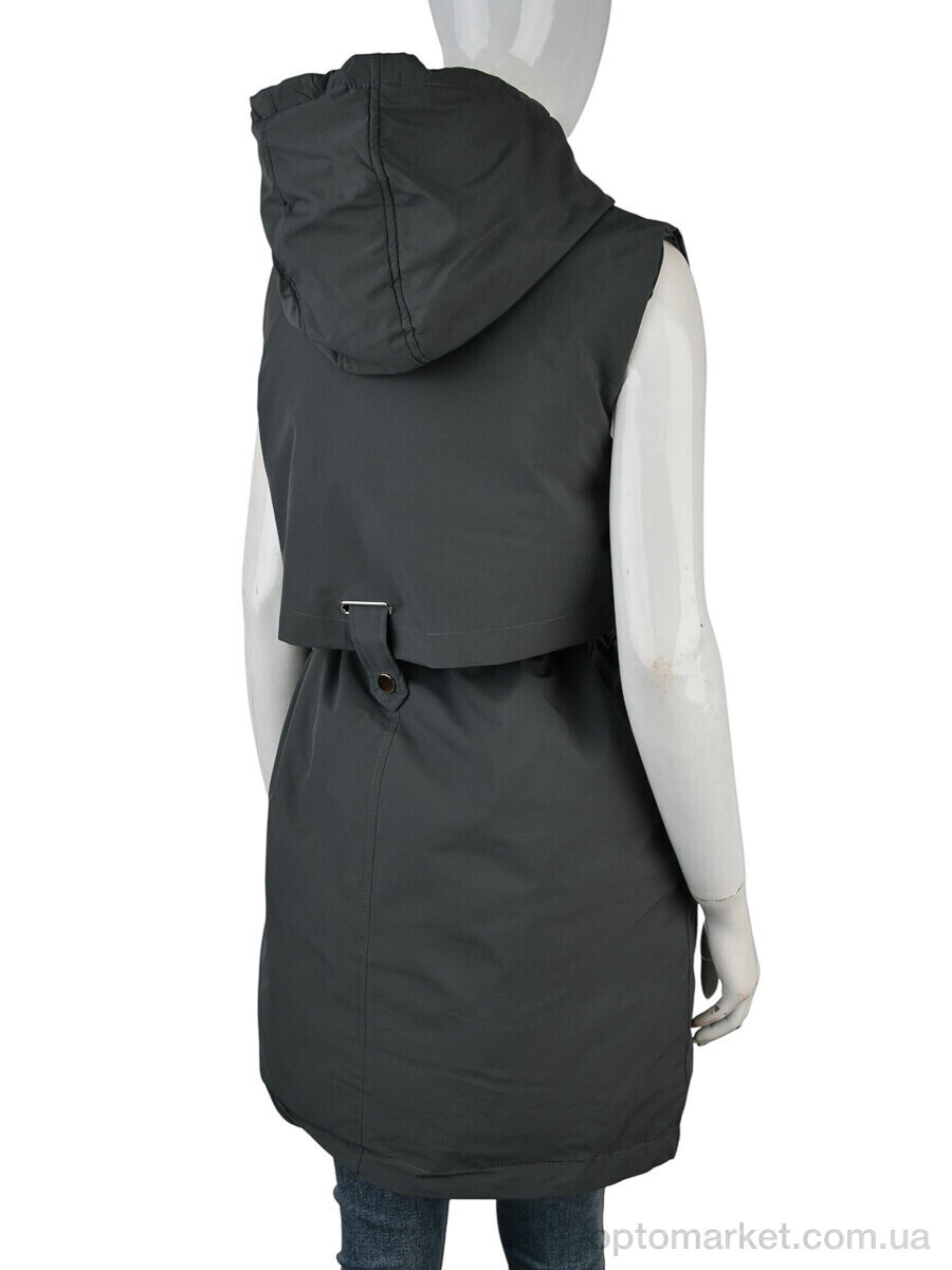 Купить Жилетка жіночі 2315 (12126) grey JINGPINFUSHI сірий, фото 2