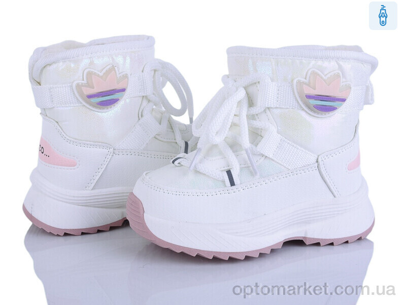 Купить Дутики дитячі 2315-5C B&G білий, фото 1