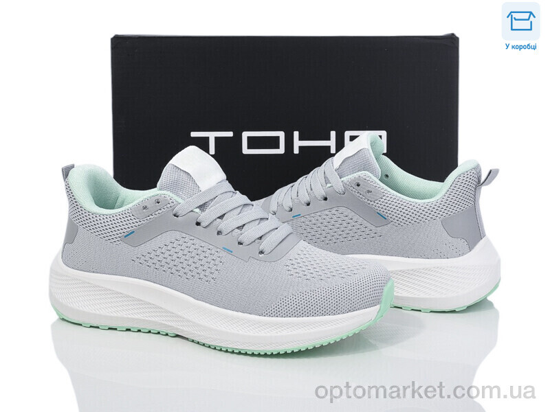 Купить Кросівки жіночі 2315 grey-green TOHA сірий, фото 1