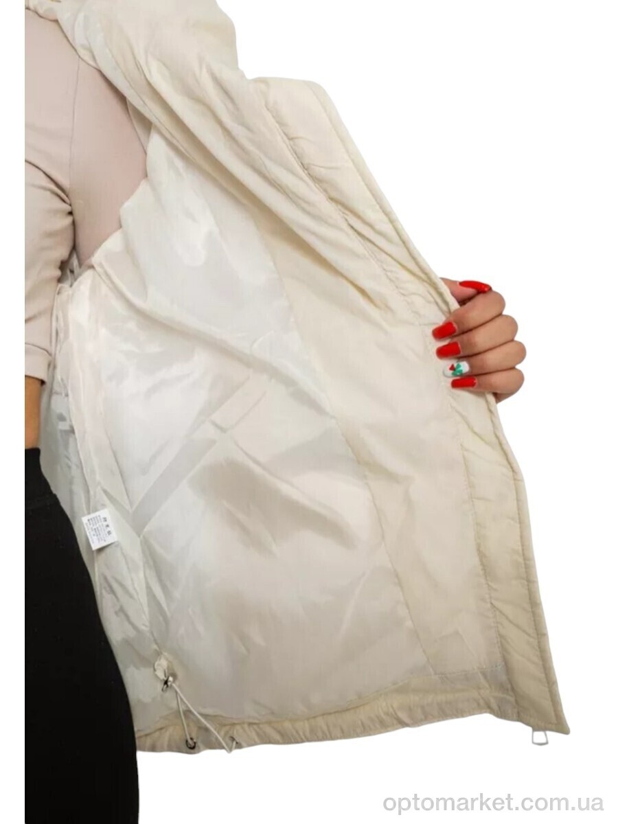 Купить Куртка жіночі 2318(2504) бежевий CYF бежевий, фото 4
