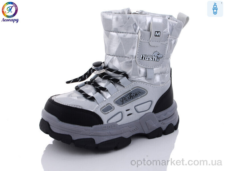 Купить Черевики дитячі 232-B13 Леопард сірий, фото 1