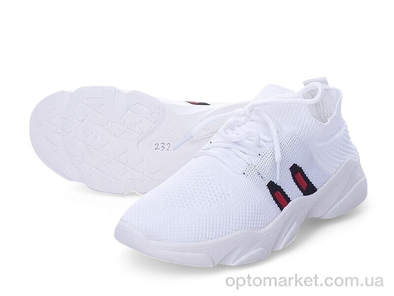 Купить Кросівки жіночі 232 білі DF-SHOES білий, фото 1