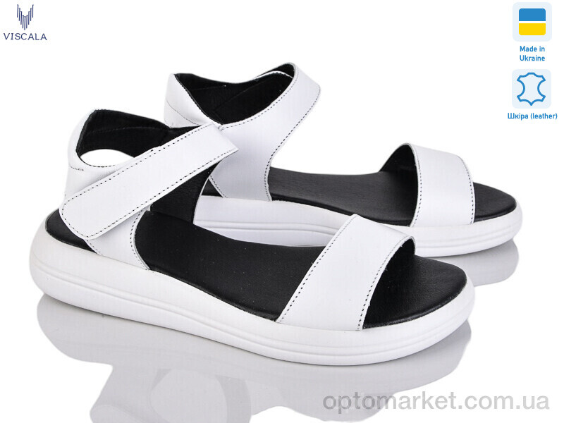 Купить Босоніжки жіночі 23201-0189 б.ш. Viscala білий, фото 1