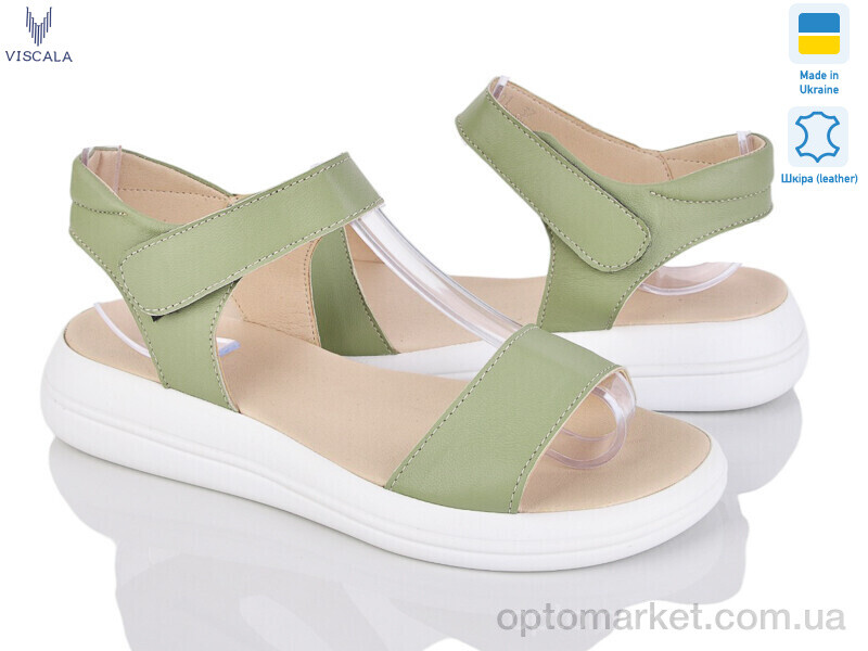 Купить Босоніжки жіночі 23201-0189 хакі ш. Viscala хакі, фото 1