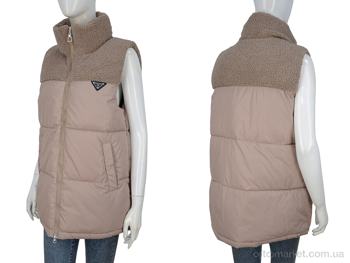 Купить Жилетка жіночі 2321 brown Unimoco коричневий, фото 3