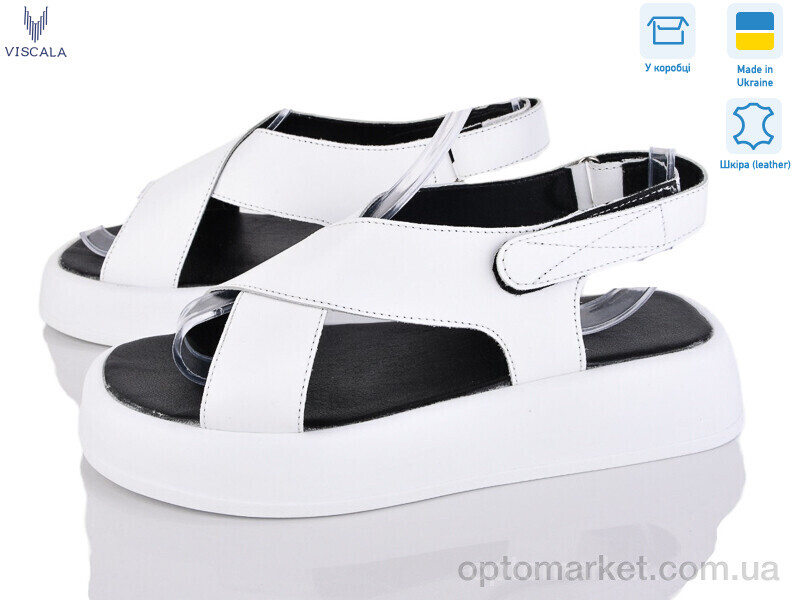 Купить Босоніжки жіночі 23211 б.ш. Viscala білий, фото 1