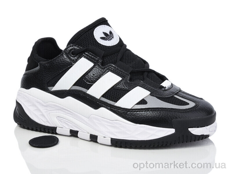 Купить Кросівки жіночі 2323-5 A.idas чорний, фото 3