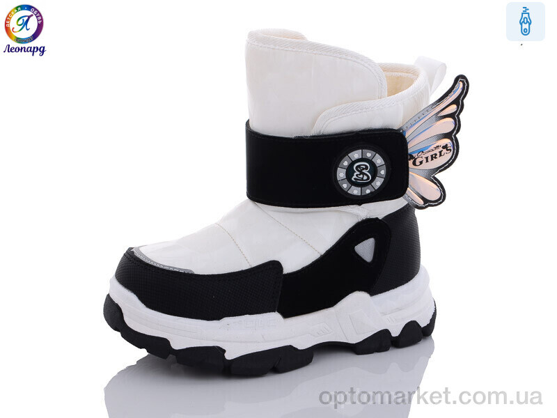 Купить Дутики дитячі 233-B10 Леопард білий, фото 1