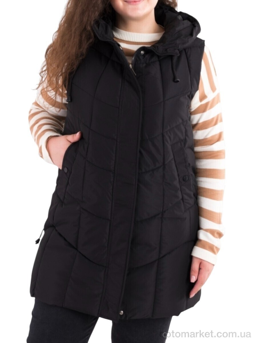 Купить Жилетка жіночі 2330 чорний Sport style чорний, фото 1