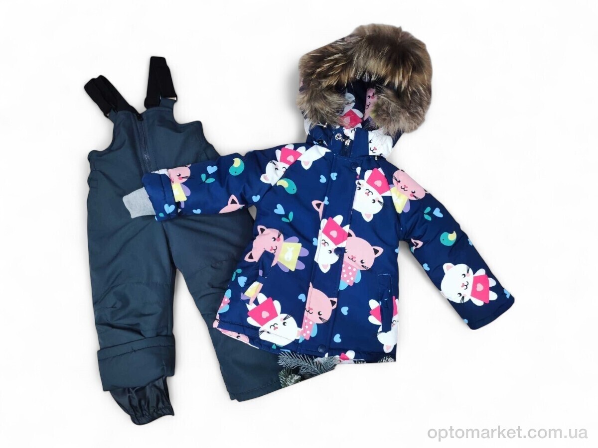 Купить Комплекти дитячі дитячі 2330 т.синій напівкомбінезон-куртка Ballabio синій, фото 1