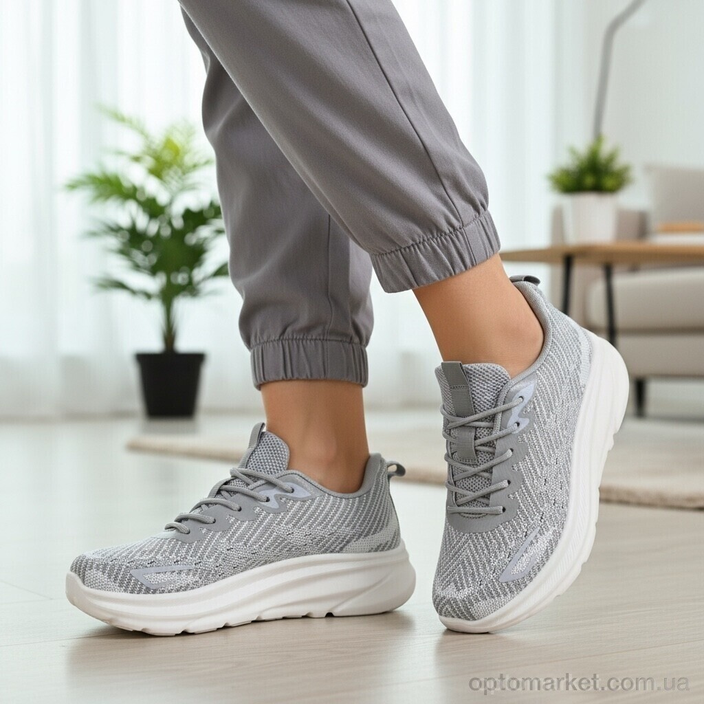 Купить Кросівки жіночі 2331-1 Kulada-UCSS-MD сірий, фото 2