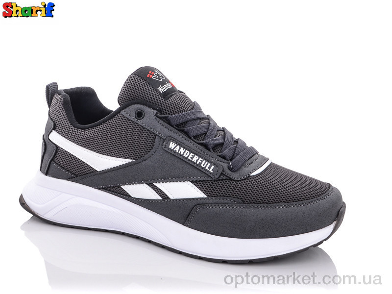 Купить Кроссовки мужчины 234114-1 Wanderful серый, фото 1