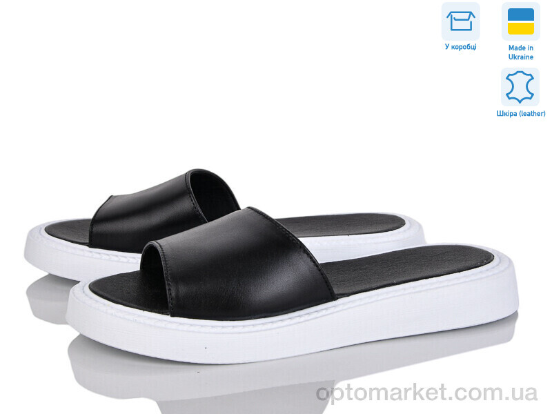 Купить Шльопанці жіночі 23502B-2 Ailinda чорний, фото 1