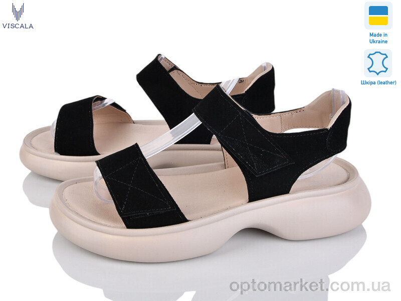 Купить Босоніжки жіночі 23514-176 ч.з. Viscala чорний, фото 1