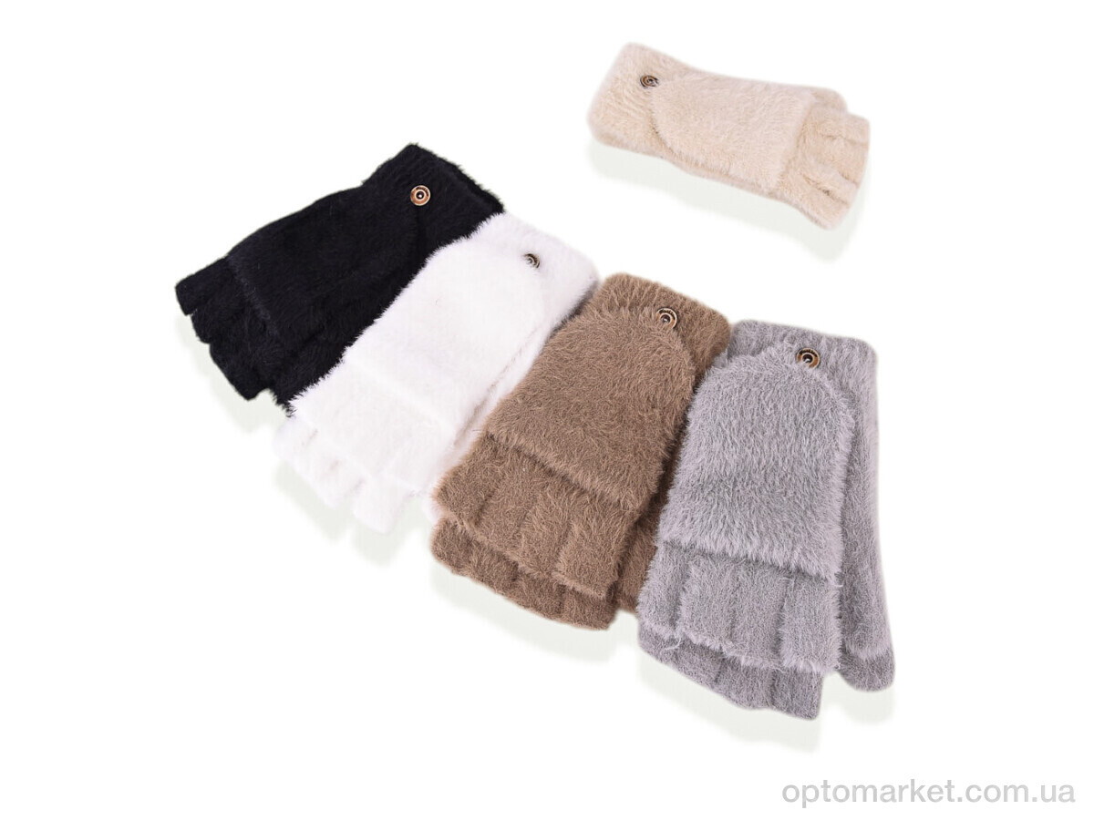 Купить Рукавиці жіночі 2355 (норка) mix Anjela мікс, фото 1