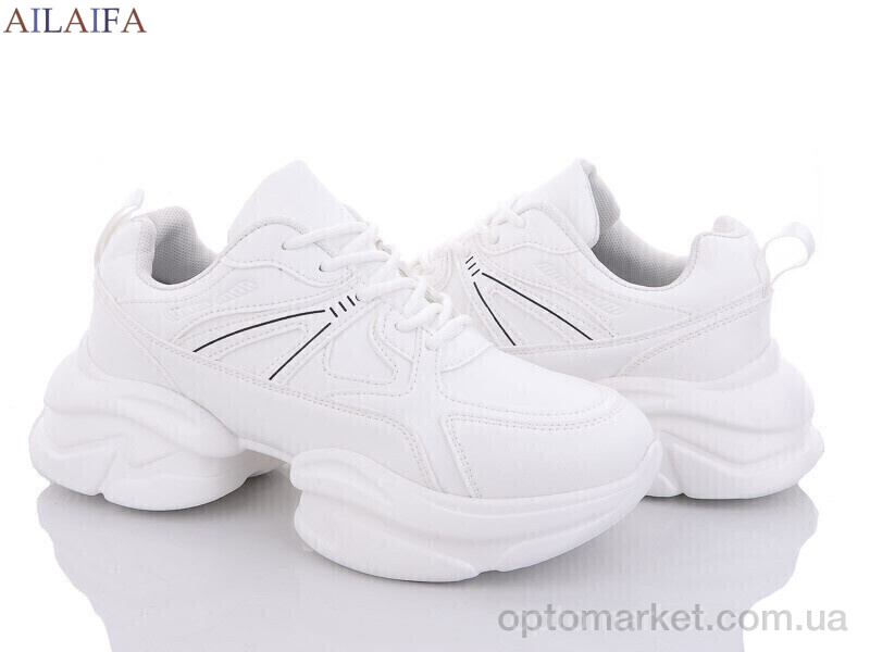 Купить Кросівки жіночі 2365-2 піна Ailaifa білий, фото 1