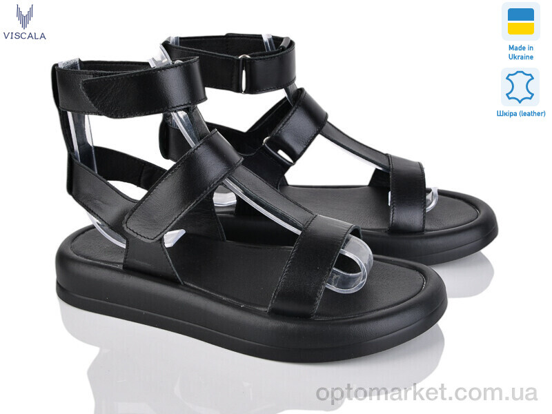 Купить Босоніжки жіночі 23718-0132 ч.ш. Viscala чорний, фото 1