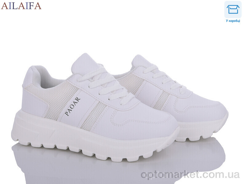 Купить Кросівки жіночі 2381-2 піна Ailaifa білий, фото 1