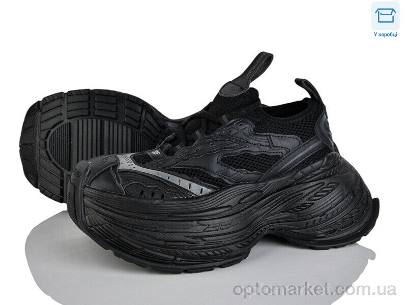 Купить Кросівки жіночі 2387 black Baafutjfga чорний, фото 1