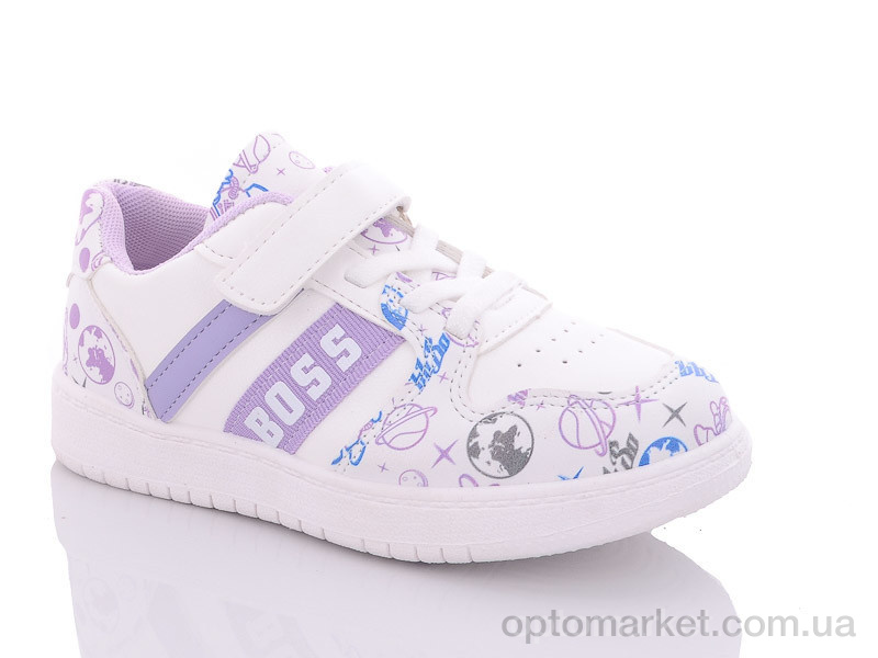 Купить Кросівки дитячі 2389 purple ASHIGULI білий, фото 1
