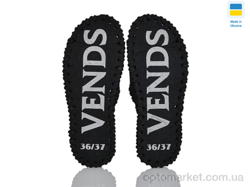 Купить Капці жіночі 238W чорний Vends чорний, фото 2