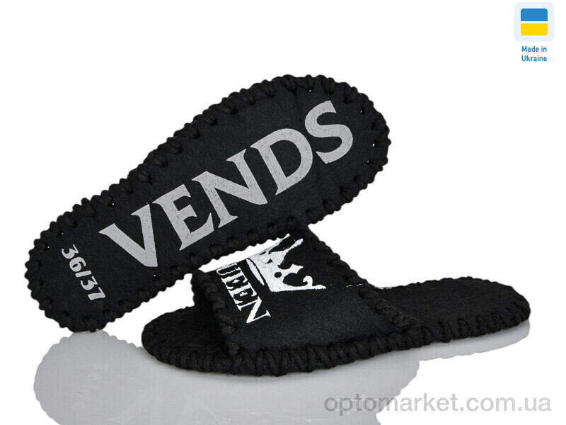 Купить Капці жіночі 238W чорний Vends чорний, фото 3
