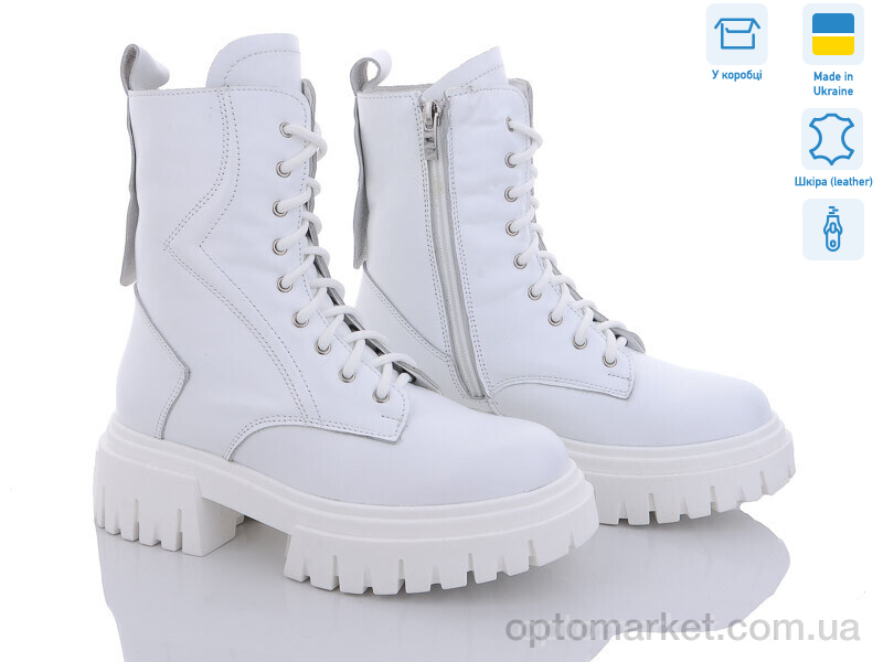 Купить Черевики жіночі 239-32 Fat Fox-Tamei білий, фото 1