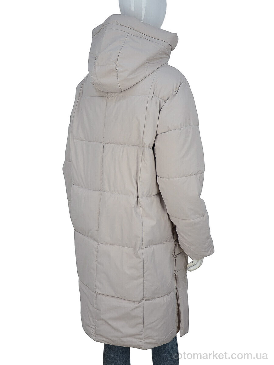 Купить Пальто жіночі 2392 beige TurnHug бежевий, фото 2