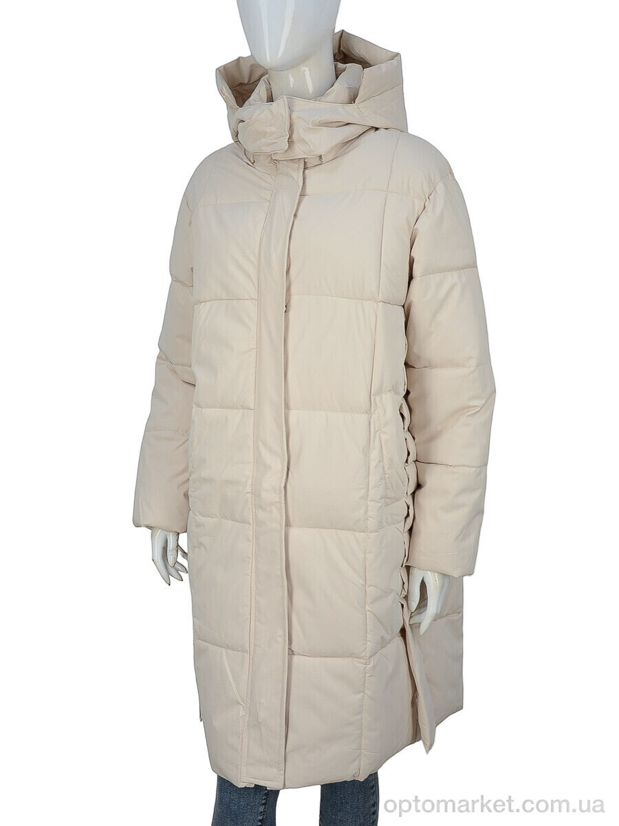 Купить Пальто жіночі 2392 l.beige TurnHug бежевий, фото 1
