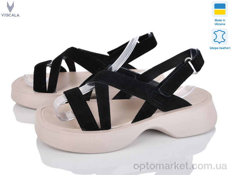 Купить Босоніжки жіночі 23938-176 ч.з. Viscala чорний, фото 1