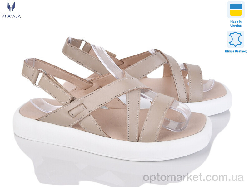 Купить Босоніжки жіночі 23938 беж.ш. Viscala бежевий, фото 1