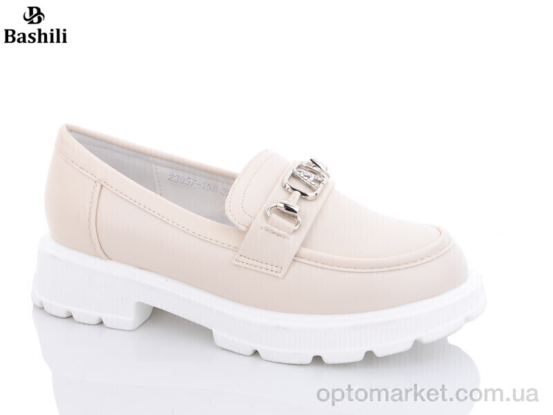 Купить Туфлі дитячі 23957-15B Башили бежевий, фото 1