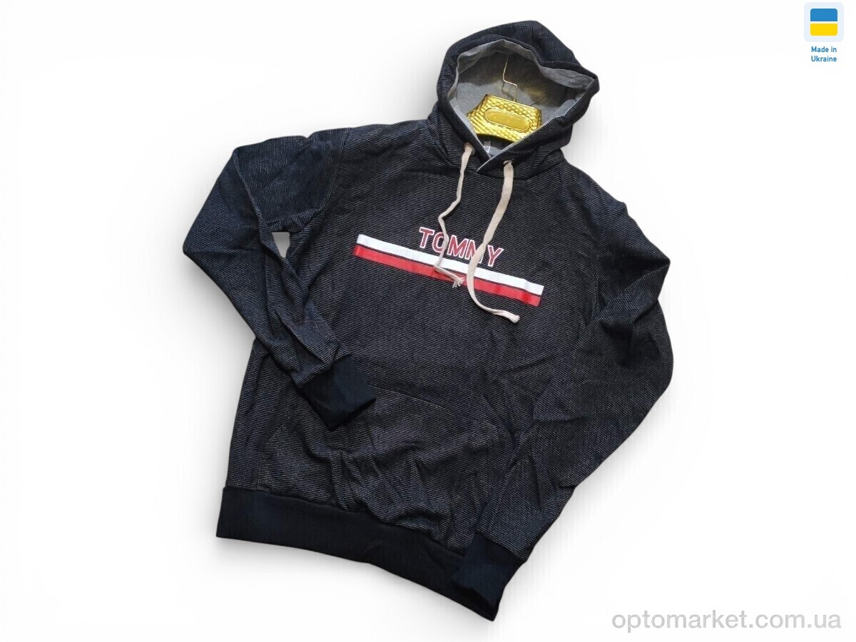 Купить Батник чоловічі 23T.mmy чорний Sport style чорний, фото 2