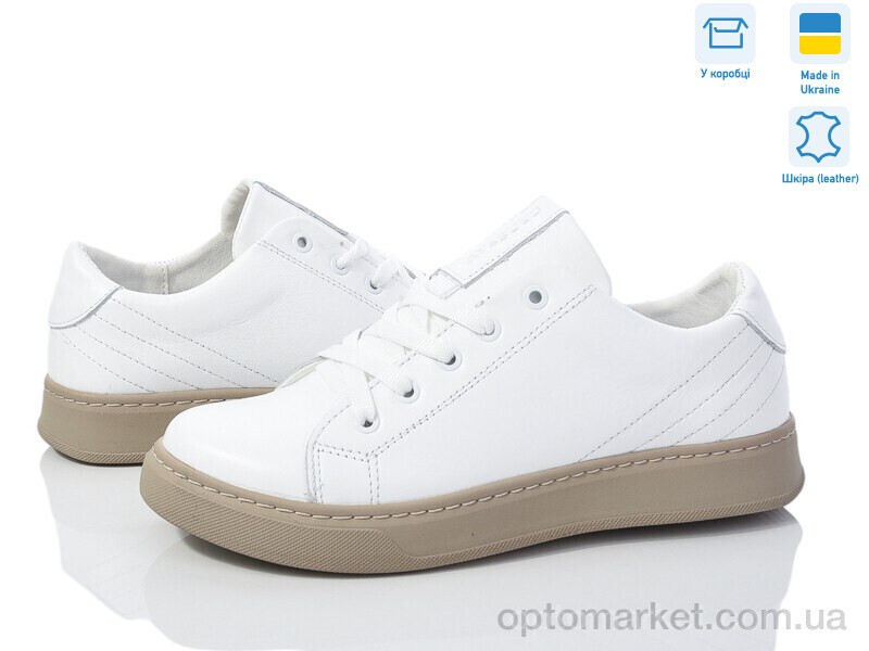 Купить Кросівки жіночі 24-134W б.ш. Crossav білий, фото 1