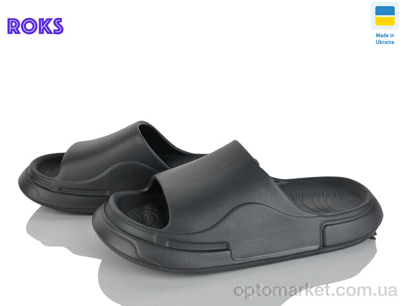 Купить Шльопанці чоловічі 240 графіт Progress сірий, фото 1