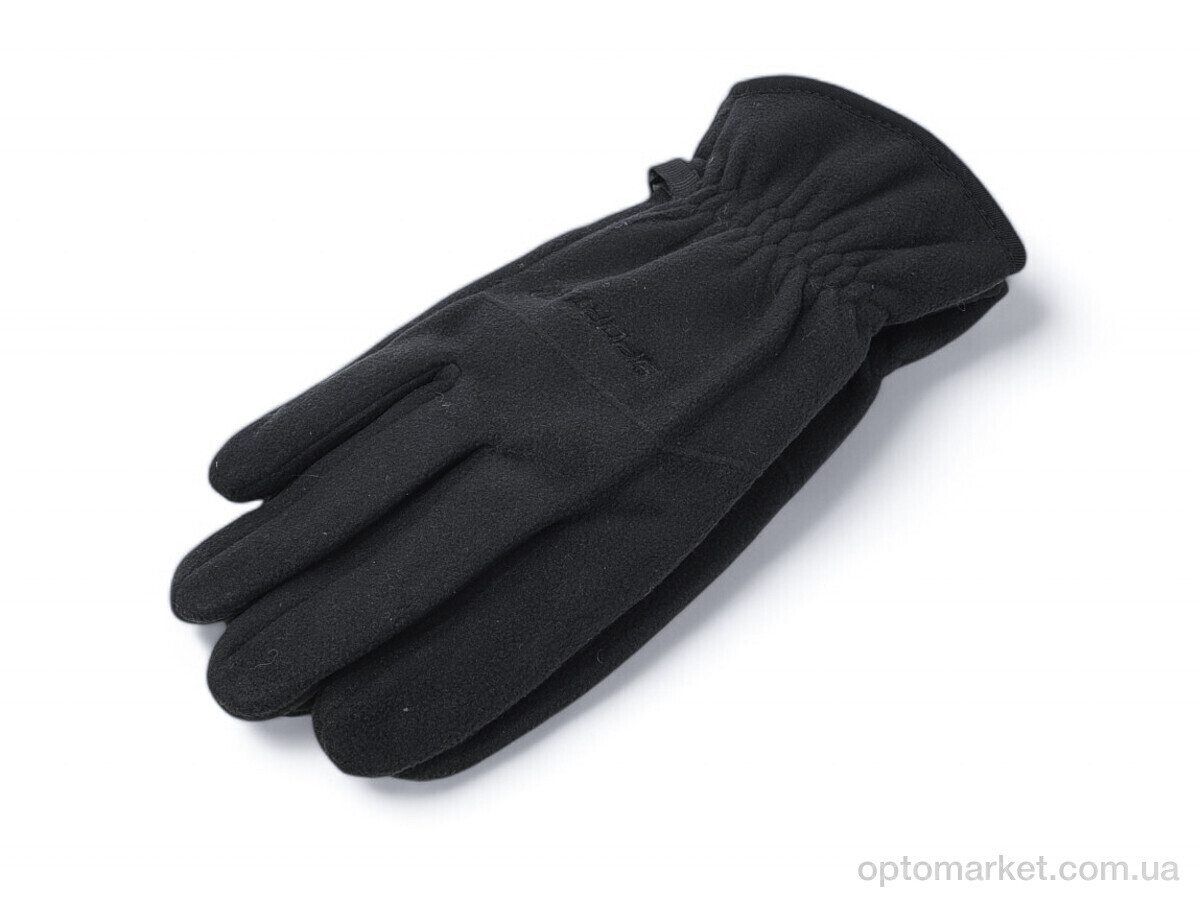 Купить Рукавички чоловічі 24005 фліс black Rubi чорний, фото 1