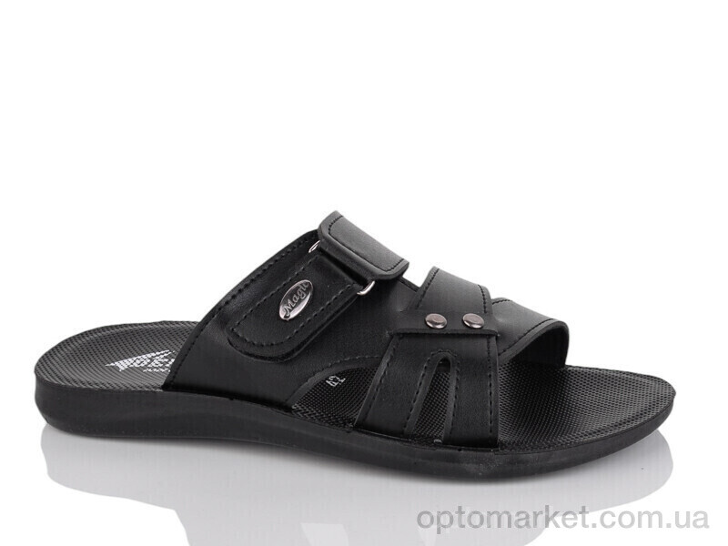 Купить Шльопанці чоловічі 2401 чорний Demur чорний, фото 1
