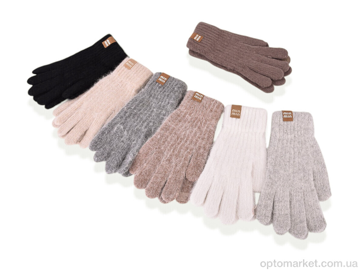 Купить Рукавички жіночі 2402 (ангора) mix Anjela мікс, фото 1