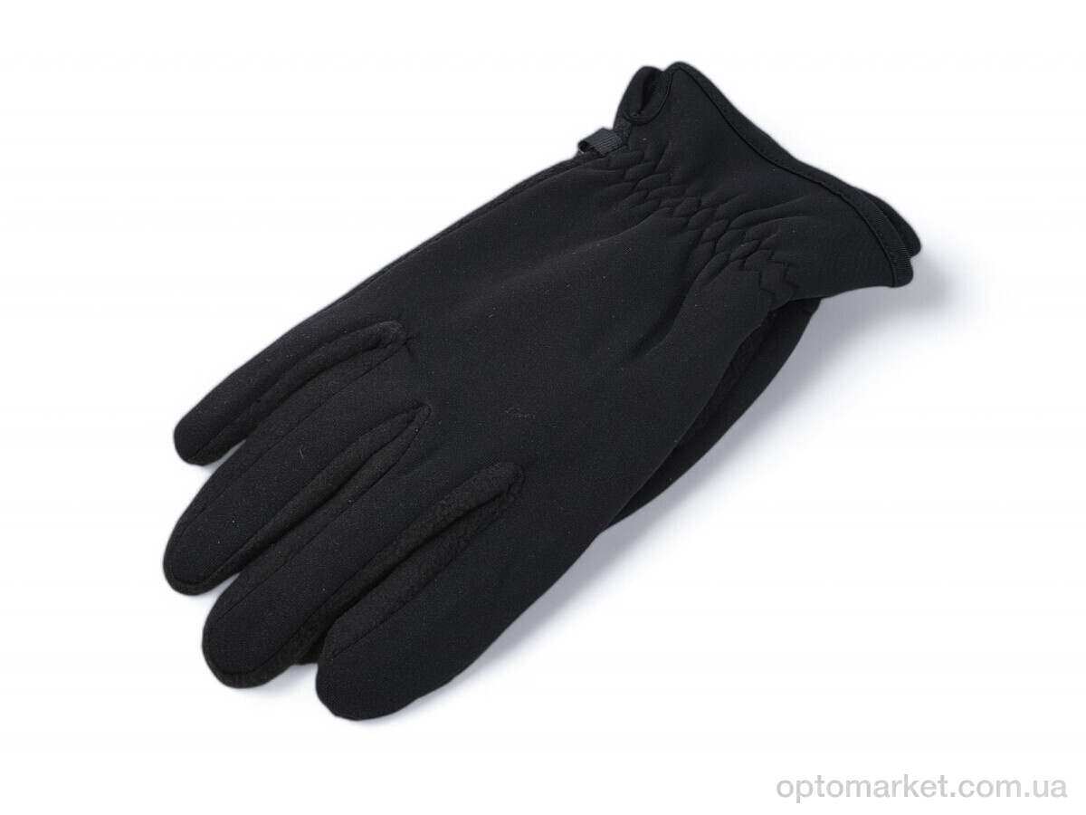 Купить Рукавички чоловічі 2404-1 хутро black Rubi чорний, фото 1