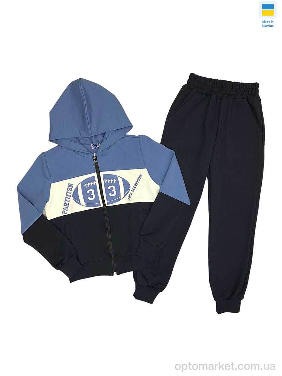 Купить Спортивний костюм дитячі 2405 black-blue (128-152) LiMa синій, фото 1