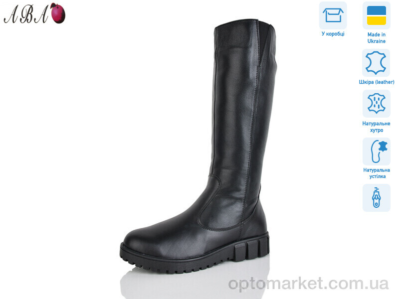 Купить Чоботи жіночі 241 чорний DJUS SHOES чорний, фото 1