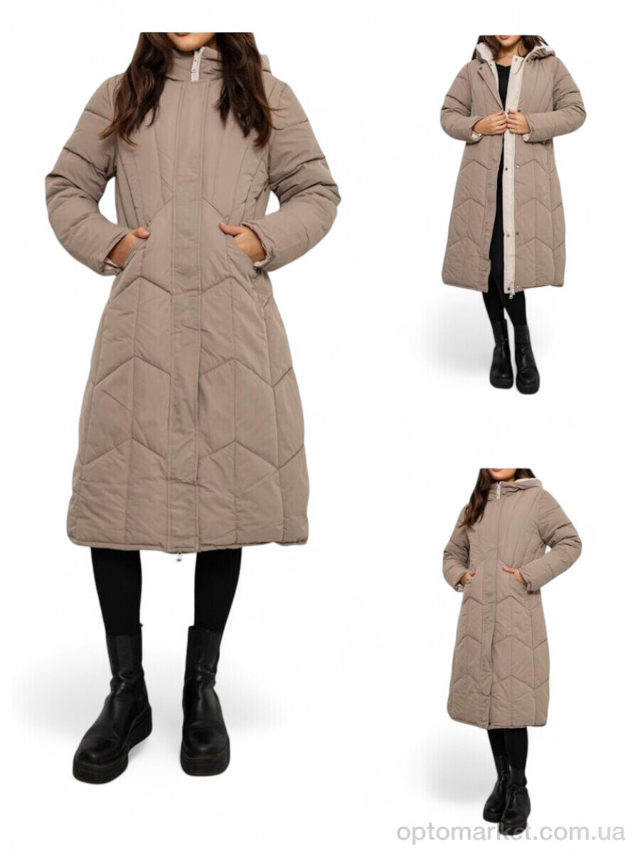 Купить Куртка жіночі 24115 т.бежевий Massmag бежевий, фото 1