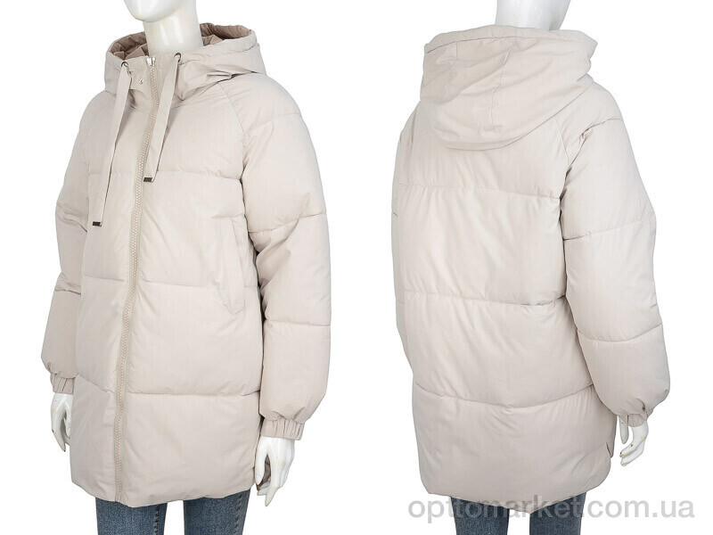 Купить Куртка жіночі 2418 beige TurnHug бежевий, фото 3