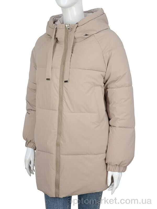 Купить Куртка жіночі 2418 d.beige TurnHug бежевий, фото 1