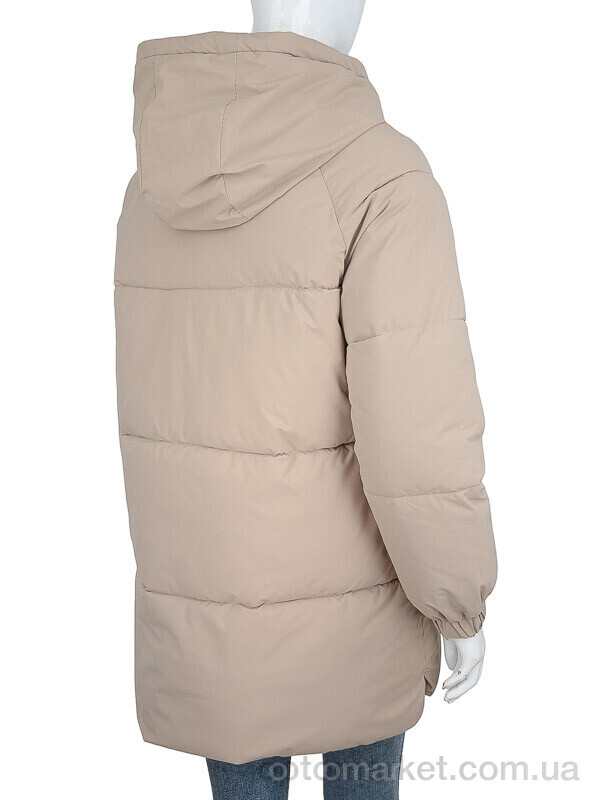 Купить Куртка жіночі 2418 d.beige TurnHug бежевий, фото 2