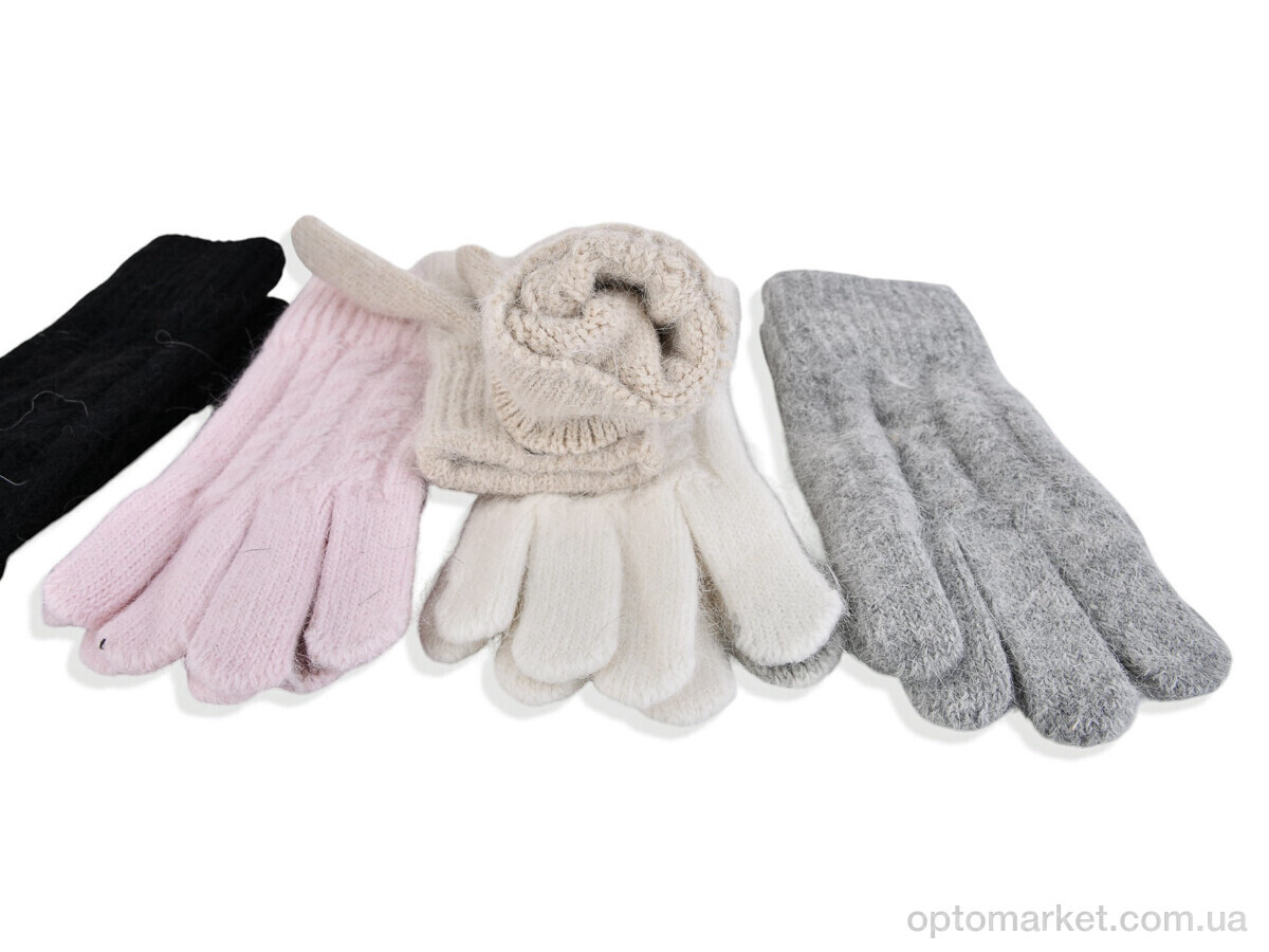 Купить Рукавички жіночі 2419 mix Anjela мікс, фото 2