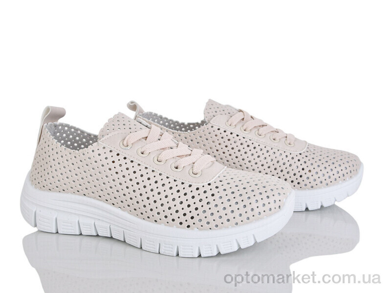 Купить Кросівки жіночі 243-23 Бабочка-Mengfuna-AESD бежевий, фото 1