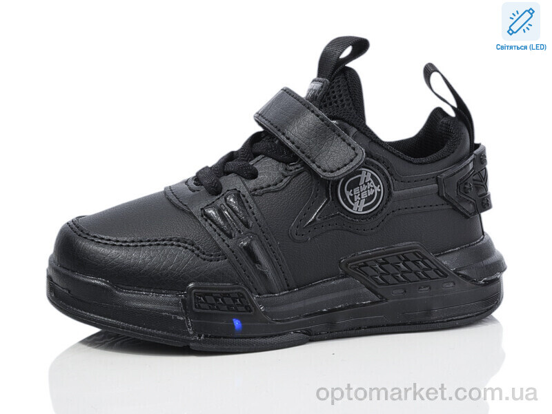Купить Кросівки дитячі 244-2 LED W.Niko чорний, фото 1
