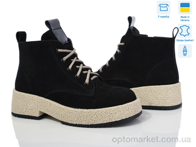 Купить Черевики жіночі 245-5 Tamei чорний, фото 1