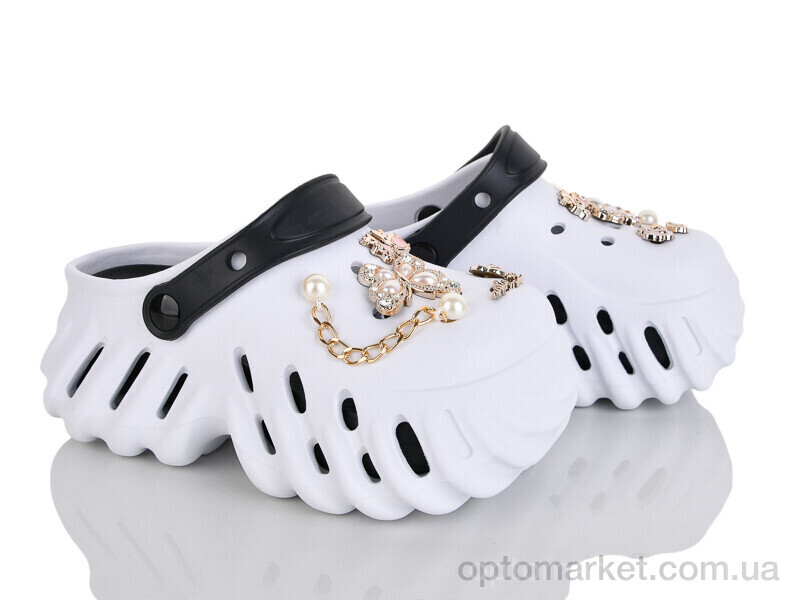 Купить Крокси жіночі 24505-377A Luck Line білий, фото 1